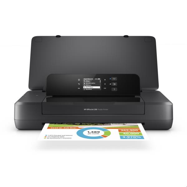 HP STAMP. INK A4 COLORE, OFFICEJET MOBILE 200, 20PPM 1200DPI, USB/WIFI CZ993A