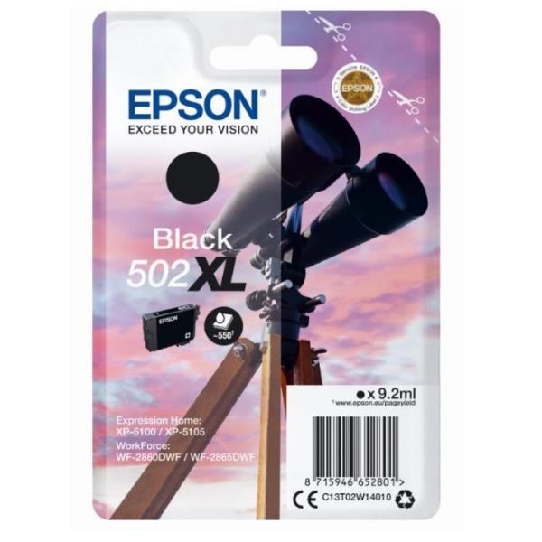 Image of EPSON CART. NERO BINOCOLO 502 XL SERIE C13T02W14020