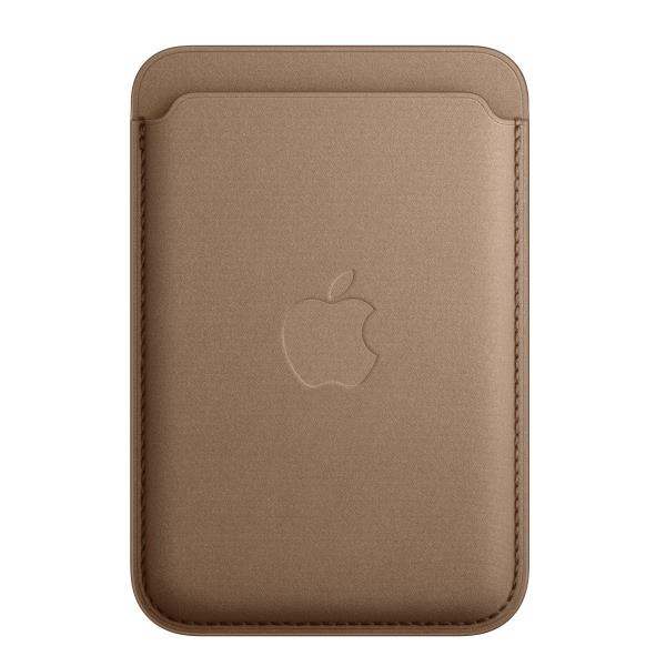 Image of APPLE IPHONE FINEWOVEN WALLET TAUPE MT243ZM/A