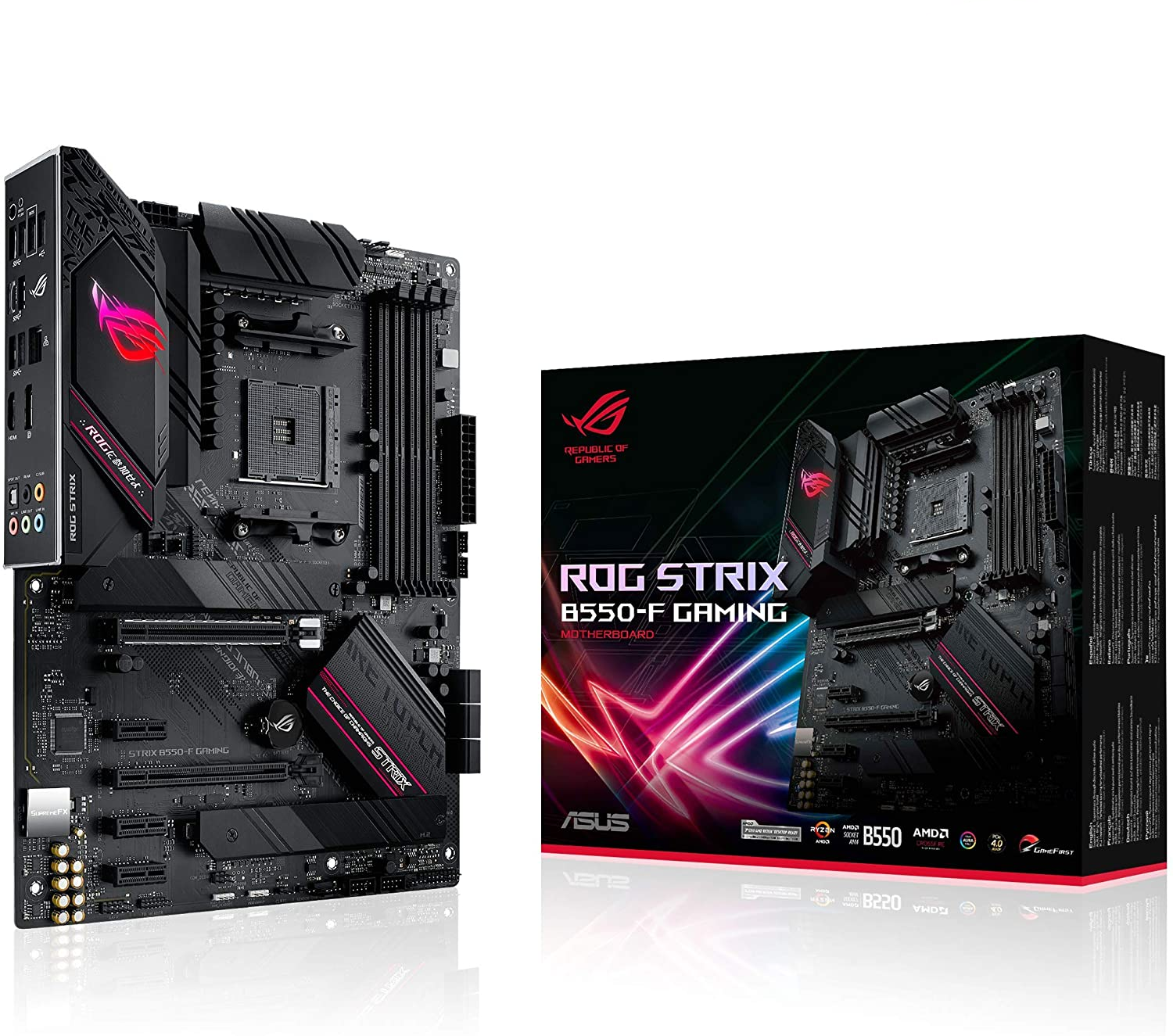 ASUS MB AMD B550, ROG STRIX B550-F GAMING AM4 90MB14S0-M0EAY0
