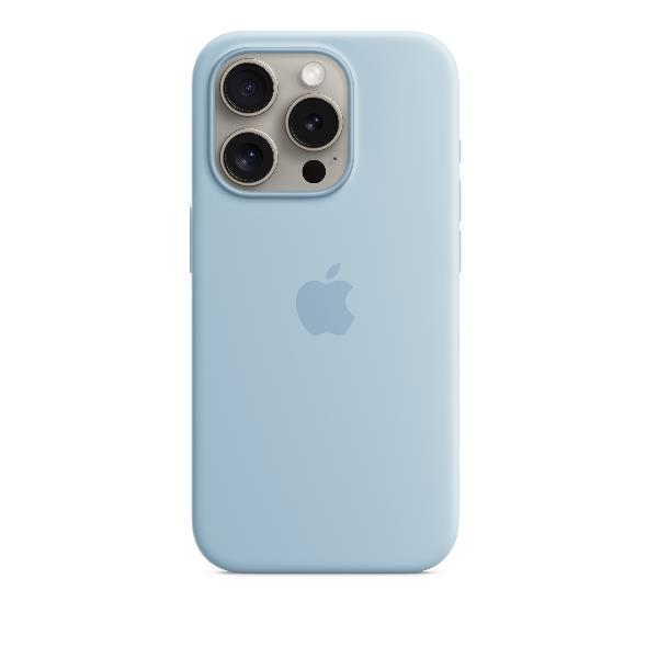 Image of APPLE IPHONE15 PRO SI CASE LIGHT BLUE MWNM3ZM/A