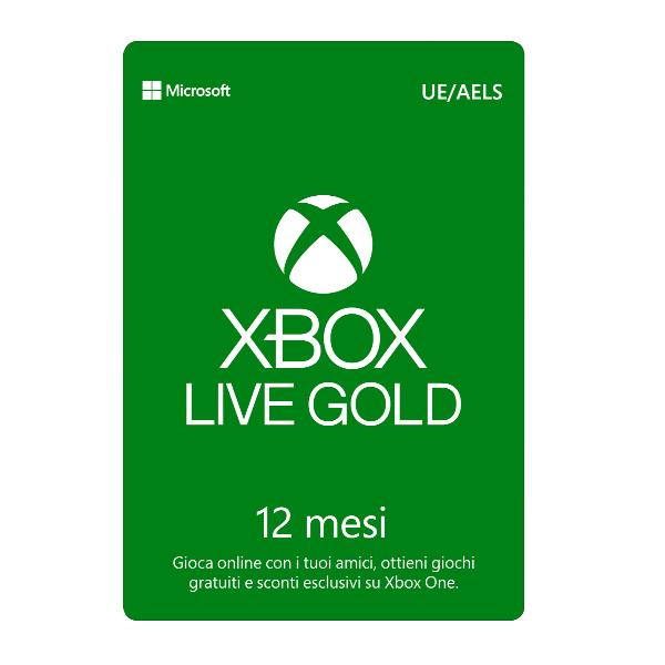Image of MICROSOFT XBOX LIVE GOLD 12 MESI ESD S4T-00026