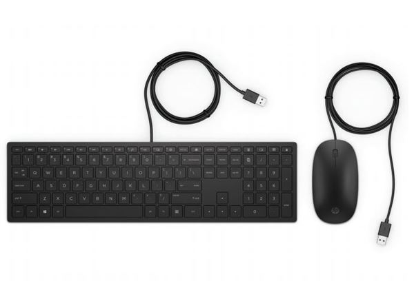 Image of HP PAVILION WIRED KEYBOARD AND MOUSE 4CE97AA#ABZ