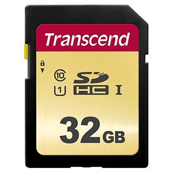 TRANSCEND 32GB UHS-I U1 SD CARD MLC TS32GSDC500S