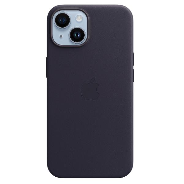 Image of APPLE IPHONE 14 LEATHER CASE MIDNIGHT MPP43ZM/A