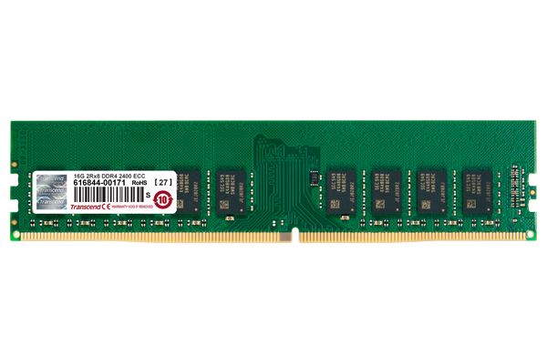Image of TRANSCEND 4GB DDR4 2400 ECC-DIMM 1RX8 1.2V TS512MLH72V4H