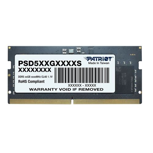 PATRIOT RAM SODIMM 16GB DDR5 4800MHZ PSD516G480081S
