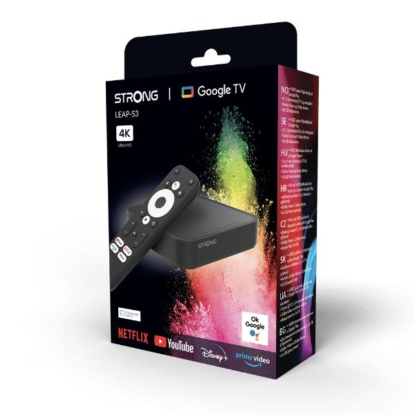 Image of STRONG ANDROID BOX/GOOGLE TV 4K LEAP-S3 LEAP-S3