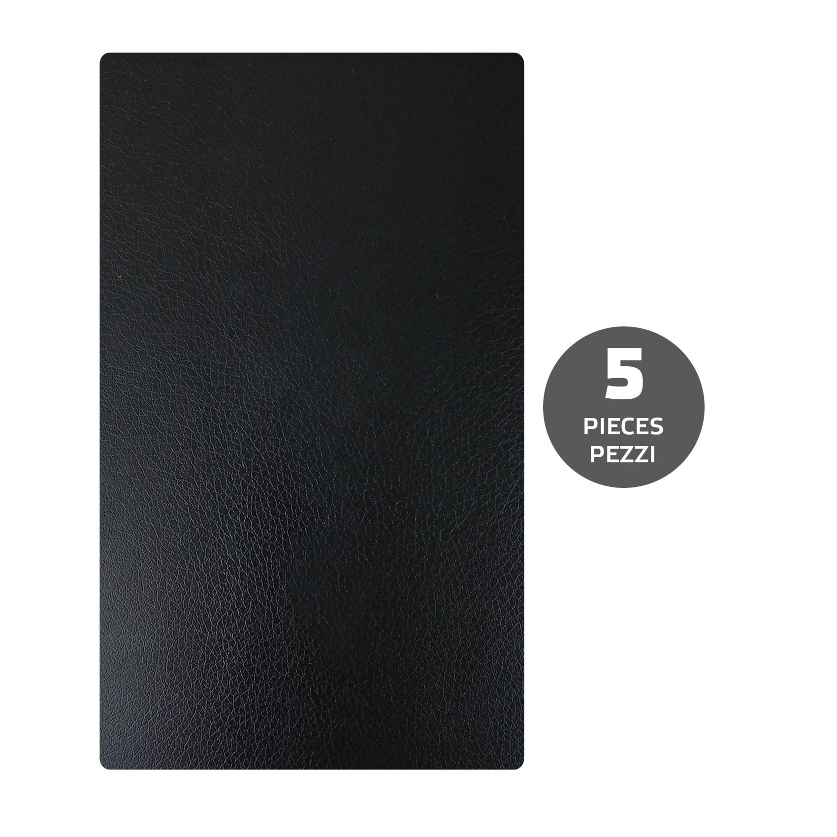 Image of CELLY PROSKIN FAUX LEATHER BLACK 5PZ PROSKIN5LEATHBK