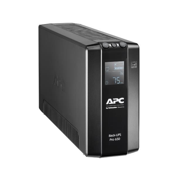 Image of Apc BACK UPS PRO BR 650VA, 6 OUTLETS,AVR,LCD INTERFACE BR650MI