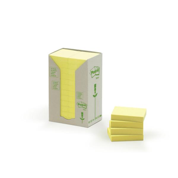 POST-IT CF16 RICICL 655-1T GIALLO 7100172248