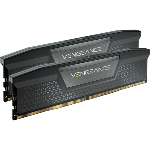 CORSAIR RAM VENGEANCE DDR5 64GB 2X32GB DDR5 5200 PC5-41600 C40 1.25V DESKTOP MEMORY - BLACK CMK64GX5M2B5200C40