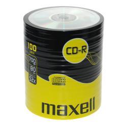 Image of MAXELL 100 CDR 52X SHRINK TERMORETRATTO F 624037