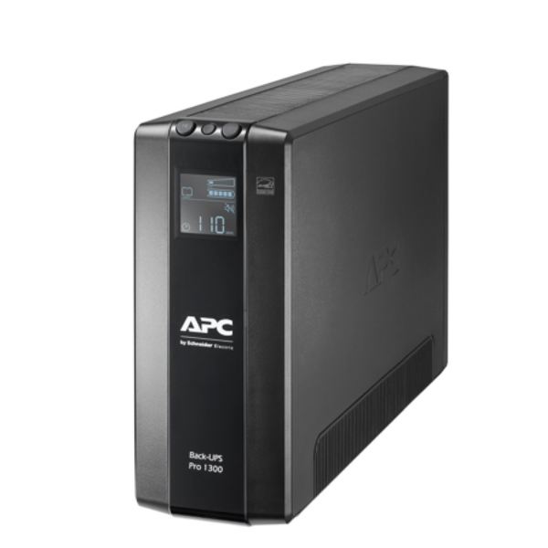 Image of Apc BACK UPS PRO BR 1300VA,8 OUTLETS,AVR,LCD INTERFACE BR1300MI