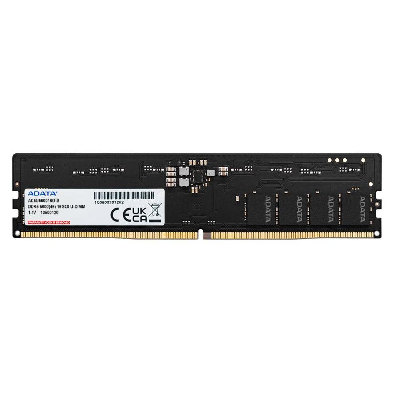 ADATA RAM DIMM 16GB DDR5 5600MHZ UDIMM AD5U560016G-S