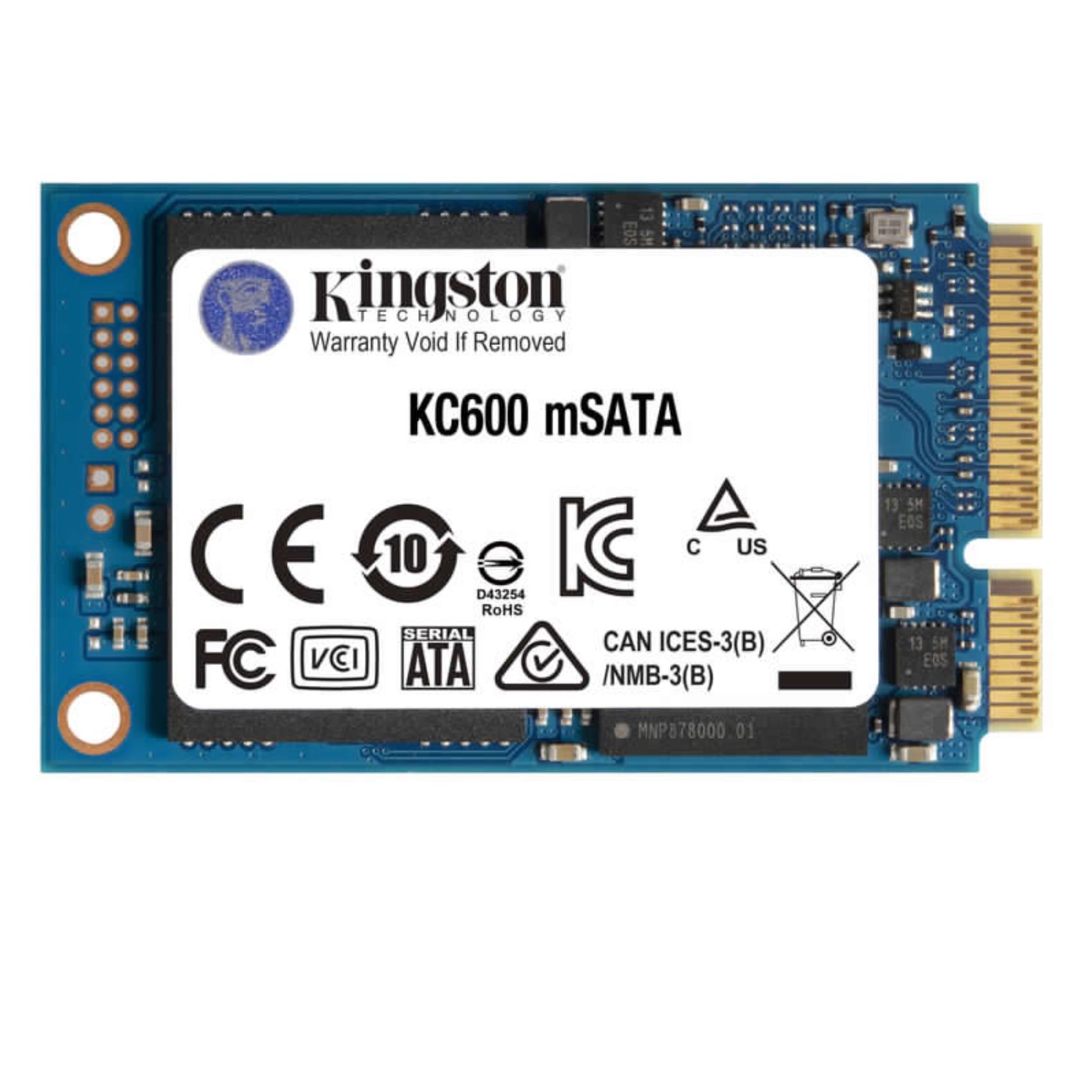 Image of KINGSTON 256G SSD KC600 MSATA SKC600MS/256G