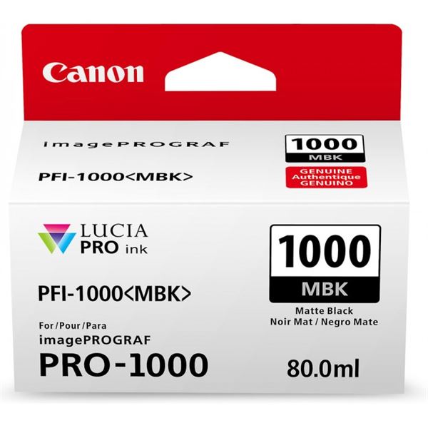 CANON INK PFI-1000 MBK MATT BLACK 0545C001AA