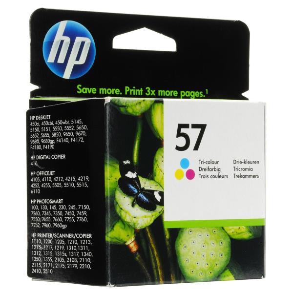 Image of HP CARTUCCIA INK TRICROMIA N.57 C6657AE#ABE