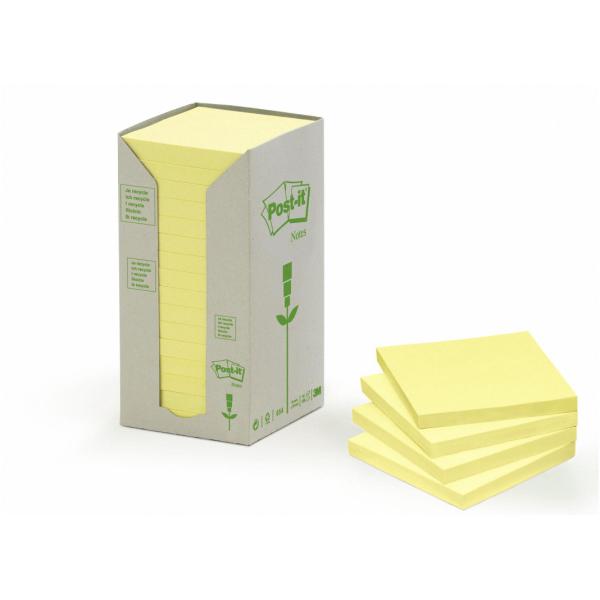 POST-IT CF16 RICICL 654-1T GIALLO 7100172245
