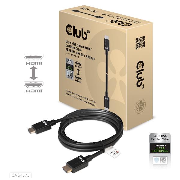Image of CLUB3D HDMI 2.1 M TO HDMI 2.1 M ULTRA 3M CAC-1373