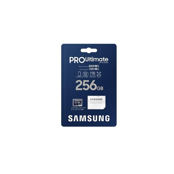 SAMSUNG MICROSD PRO ULT.256GB XC,U3,V30,A2 MB-MY256SA/WW
