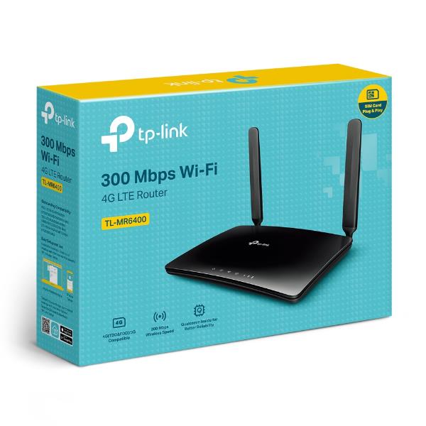 Image of Tp-link 300MBPS WIRELESS N 4G LTE ROUTER TL-MR6400