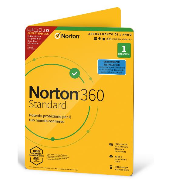 NORTON N360 1 DEV 12M TECHBENCH ATTACH DVD 21422618