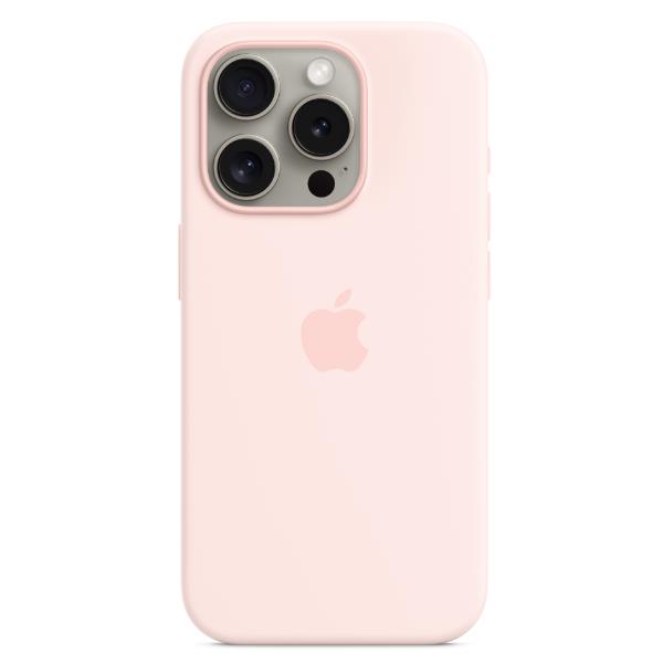 Image of APPLE IPHONE 15 PRO SI CASE LIGHT PINK MT1F3ZM/A