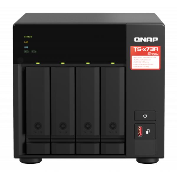 Image of Qnap QNAP NAS 4 BAIE AMD V1500B QC 2.2GHZ 8GB DDR4 TS-473A-8G