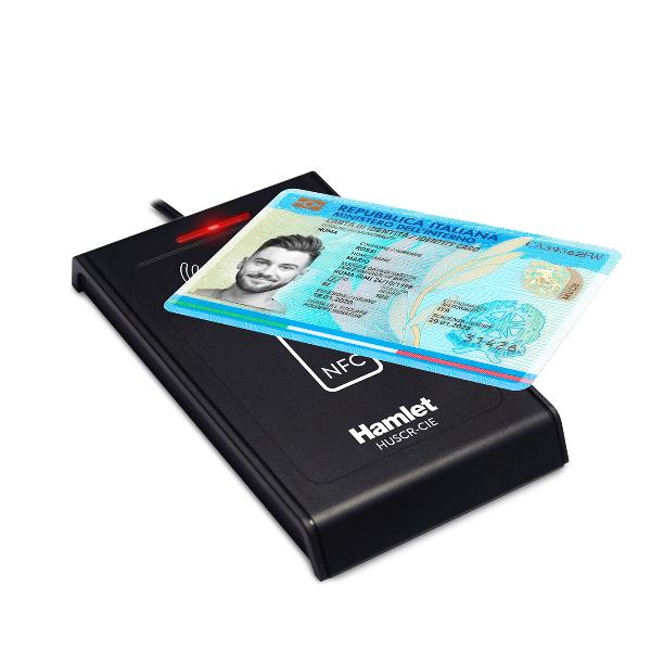 HAMLET LETTORE USB SMART CARD CONTACTLESS HUSCR-CIE