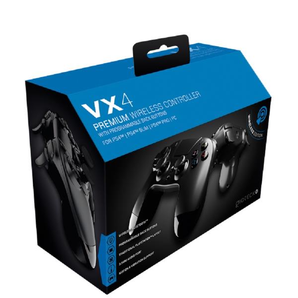 Image of GIOTECK VX4 WIRELESS GAMEPAD PS4 PC NERO VX4PS4-31-MU
