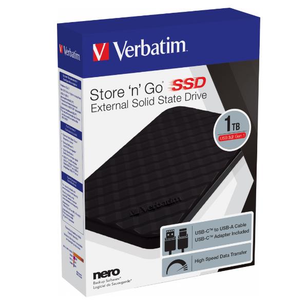 Image of Verbatim VERBATIM STORE N GO SSD ESTERNO USB-CTOUSB-A 512GB 53250