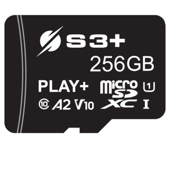 S3 PLUS 256GB S3+PLAY+MICROSDXC U3 V30 S3SDC10V30P/256