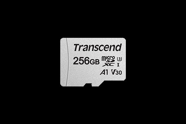 TRANSCEND 256GB MICROSD W/ ADAPTER UHS-I TS256GUSD300S-A