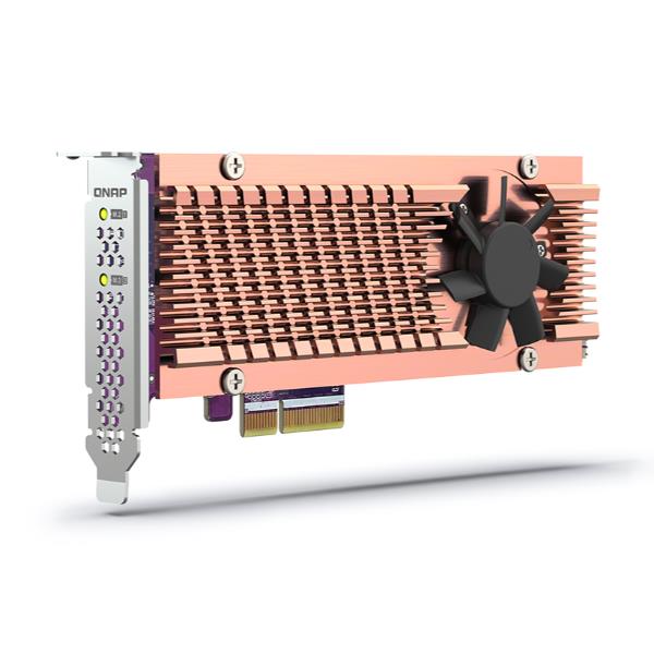 Image of Qnap DUAL M.2 PCIE SSD EXPANSION 2280 22110 GEN3 X4 QM2-2P-344A