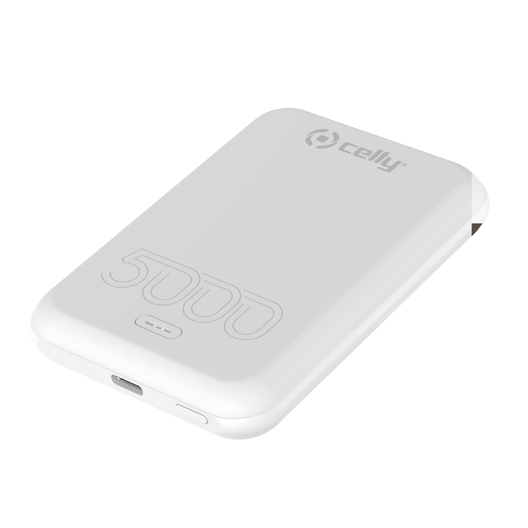 Image of CELLY MAGSAFE POWER BANK 5000MAH EVO MAGPB5000EVOWH