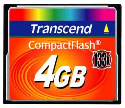 TRANSCEND 4GB CF CARD (133X) TS4GCF133