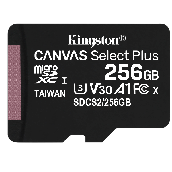 KINGSTON 256GB MICSD CANVASSELECTPLUS SDCS2/256GBSP