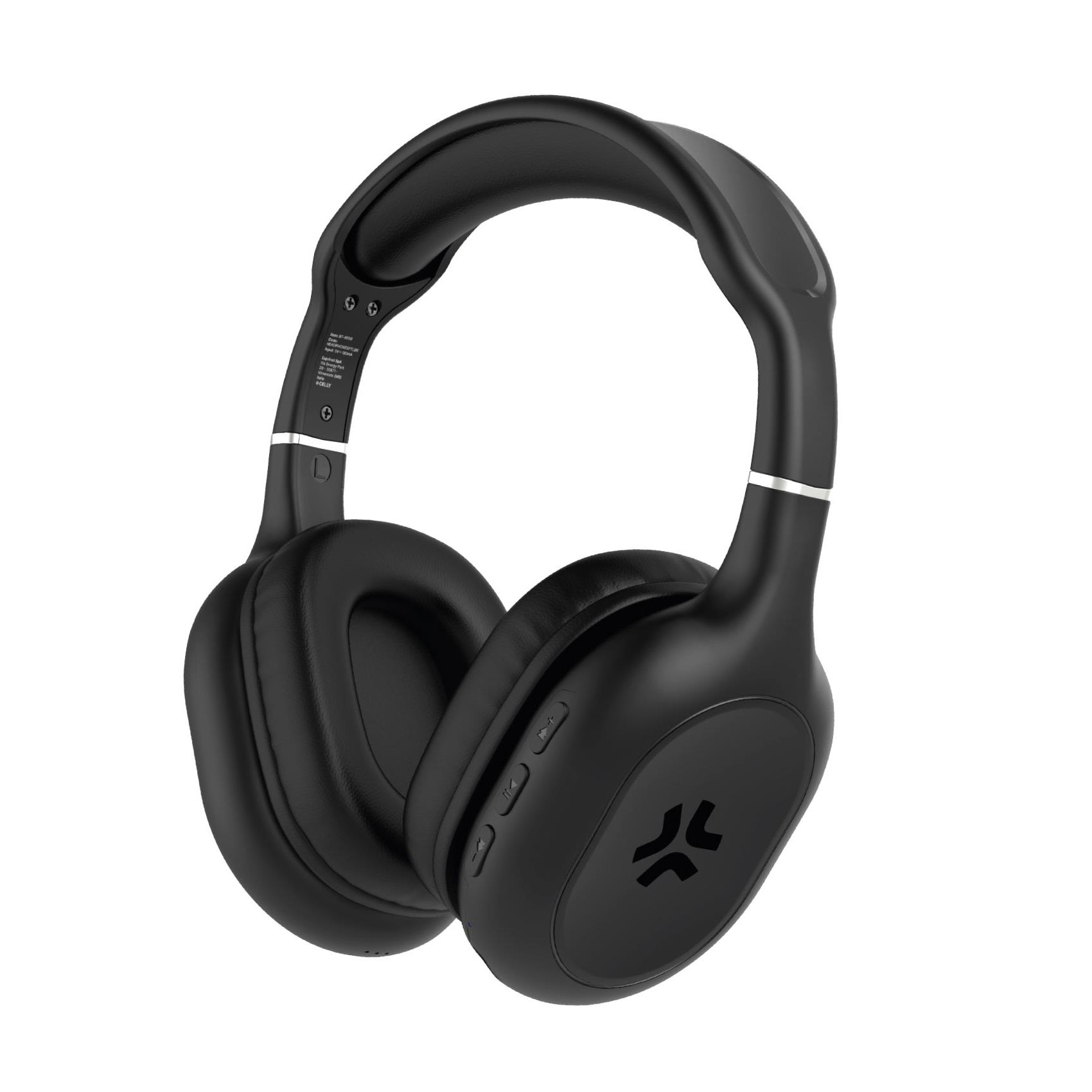 Celly Petrol Headphones Bk HEADPHONESPTLBK